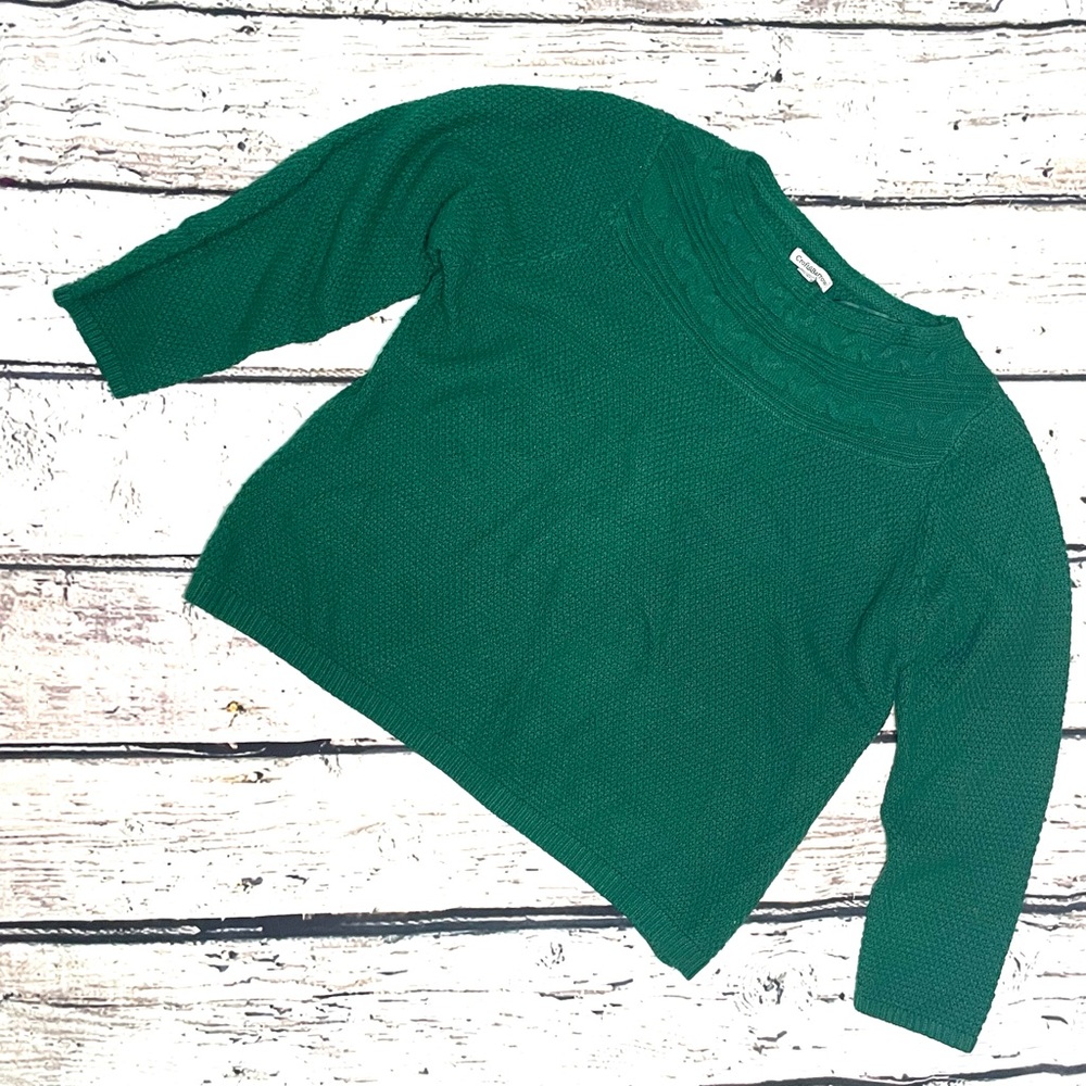 Croft&Barrow XXL Green Sweater, great preowned condition! GREAT HOLIDAY SWEATER!